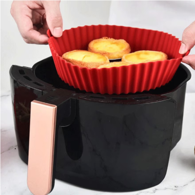 Pachet Super-Oferta! Friteuza Air Fryer 6L, 2400W + Farfurie Silicon Gratuit | Gatire Fara Ulei & Afisaj Digital