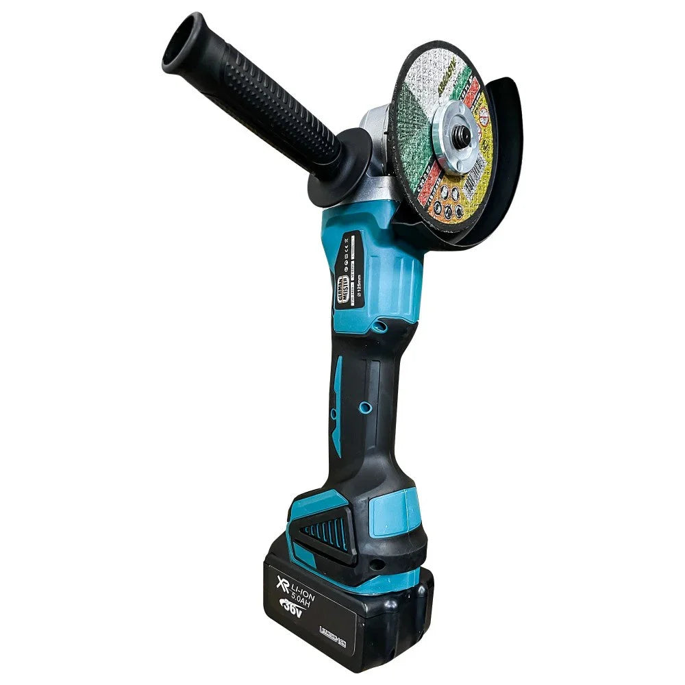 Polizor Unghiular, Flex Profesional Fara Fir, cu 2 Acumulatori 48V, Trusa