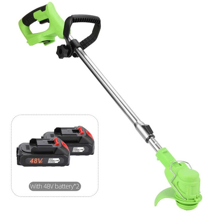 Motocoasa Electrica 48V, 4000 mAh, 18.000 RPM, cu Acumulatori – Putere și Autonomie Superioara!