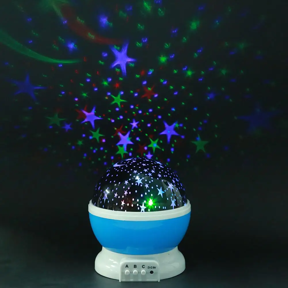 Proiector cu Stele si Luna, Rotativ la 360°