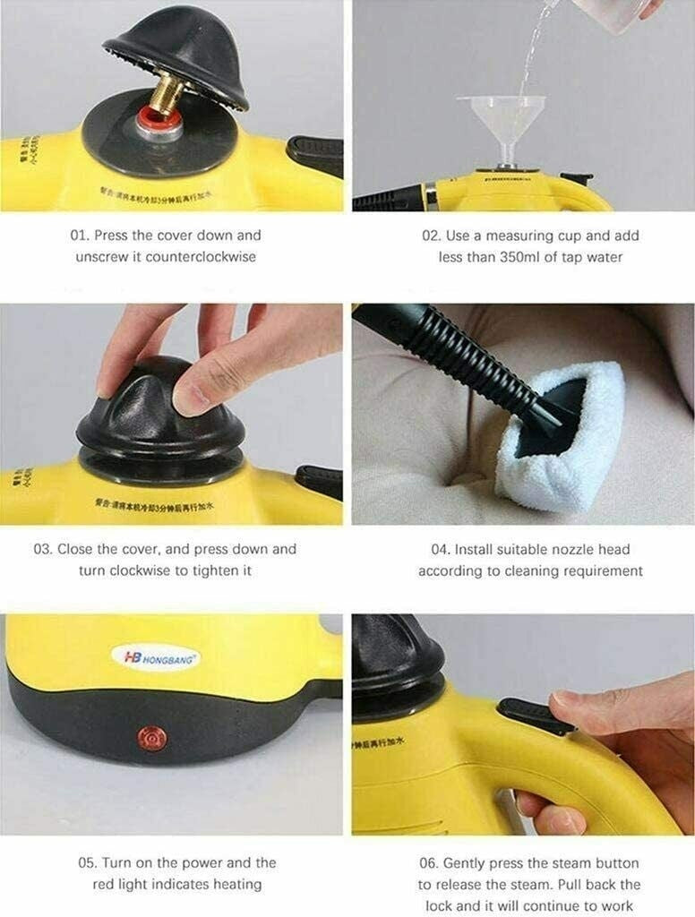 Aparat de curatat cu aburi Steam Cleaner + Accesorii