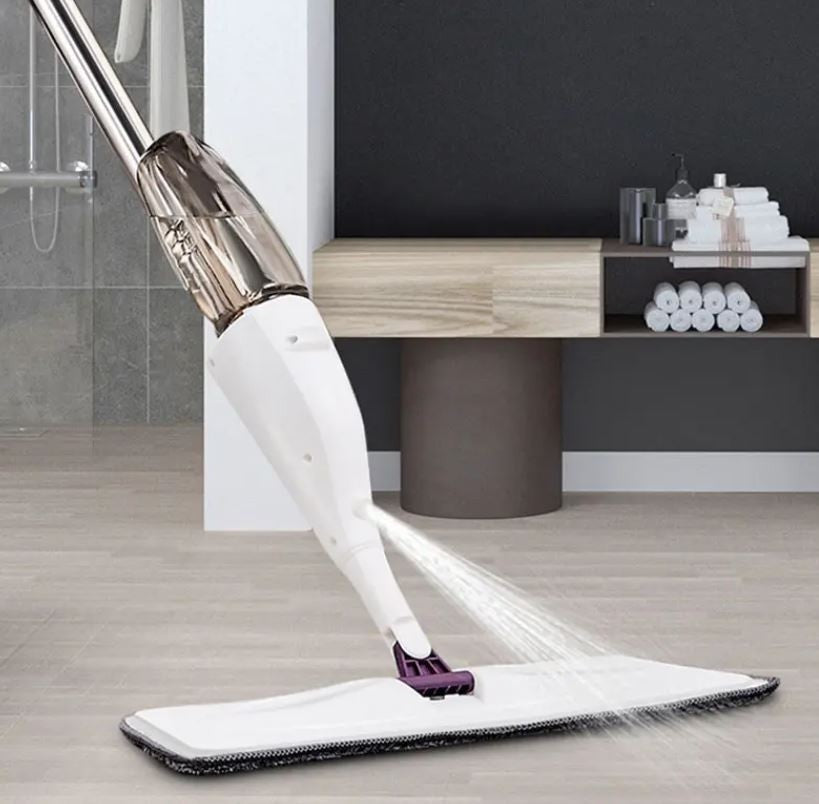 Mop Microfibra cu Pulverizare Apa – Curățare Rapidă & Fără Efort