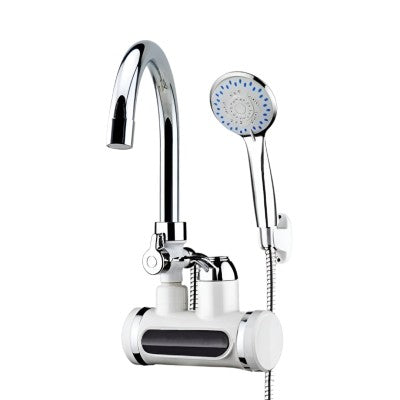 Robinet Electric cu incălzire Instantă + Dus – Afișaj LED, Montare pe Perete