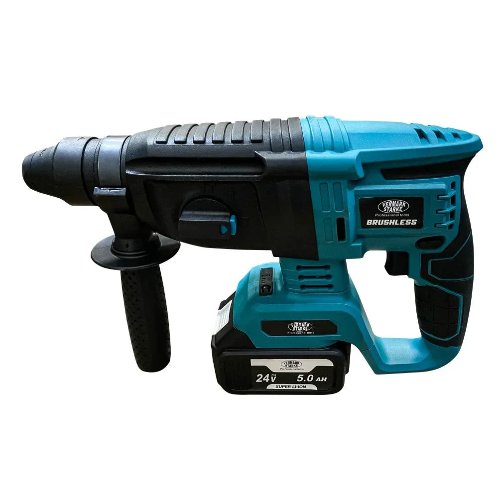 Trusa 4 Piese cu Acumulator, Autofiletanta, Rotopercutor, Polizor Unghiular, Bormasina Impact, 48V, 4Ah